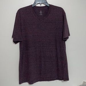 Men’s Rustic Blue Purple Marbled Shirt Size Large